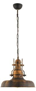 Lustră pe lanț 1xE27/40W/230V bronz