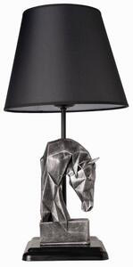 Lampă de masă 1xE27/40W/230V negru/argintiu