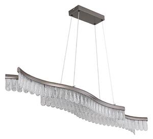 Lustră LED pe cablu Globo 67348H JULIET LED/35W/230V 3200K crom mat