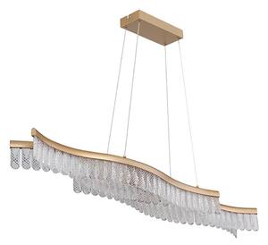 Lustră LED pe cablu Globo 67348HG JULIET LED/35W/230V 3200K auriu