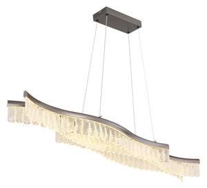 Lustră LED pe cablu Globo 67348H JULIET LED/35W/230V 3200K crom mat