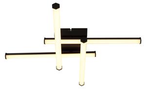 Plafonieră LED Globo 67342-24 KIRINA LED/24W/230V 3000K negru