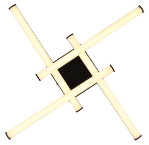 Plafonieră LED Globo 67342-24 KIRINA LED/24W/230V 3000K negru
