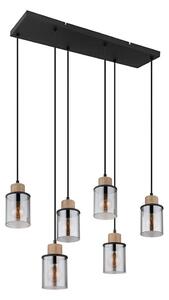Lustră pe cablu Globo 15707-6H REID 6xE27/15W/230V