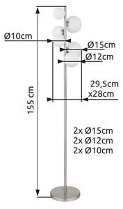 Lustră LED pe cablu Globo 56140-6S RIHA 6xG9/3,5W/230V alb