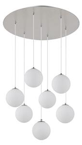 Lustră LED pe cablu Globo 56140-7H RIHA 7xG9/3,5W/230V alb