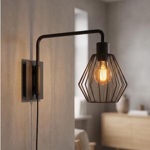 Eglo 99349 - Aplică de perete TABILLANO 1xE27/40W/230V