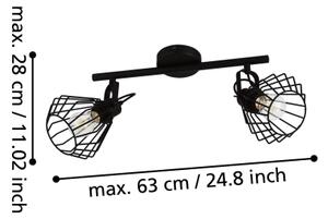 Eglo 98763 - Lampă spot TABILLANO 2xE27/40W/230V