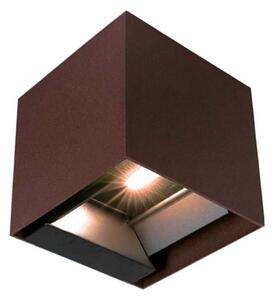 LED lampă solară de perete cu senzor, 9W, 3,7V, 3000/4000/5000K, IP65, maro