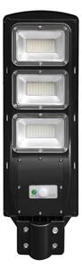 Lampă LED stradală solară dimabilă LED/12W/3,2V 6000K IP65 10000 mAh + telecomandă