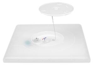 Plafonieră LED pentru baie NIVERA LED/12W/230V IP54 22,5x22,5 cm alb