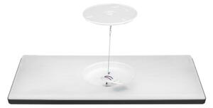 Panou LED aplicat NIVERA LED/32W/230V IP54 29,5x59,5 cm negru