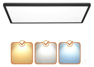 Panou LED aplicat NIVERA LED/32W/230V IP54 29,5x59,5 cm negru