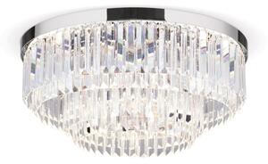 Plafonieră LED de cristal dimabilă Orion PRISM LED/80W/230V d. 55 cm crom lucios