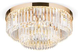 Plafonieră LED de cristal dimabilă Orion PRISM LED/80W/230V d. 55 cm 24K auriu