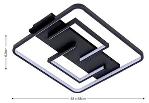 Plafonieră LED dimabilă Brilagi FLARE LED/34W/230V 3000-6000K + telecomandă