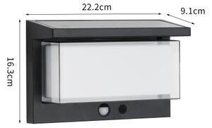 Aplică LED solară cu senzor SUN LUME LED/10W/3,7V 4000 mAh IP44