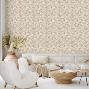 Fototapet model ornamental vintage bej