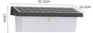 Aplică LED solară cu senzor SUN RAY LED/6W/3,7V 2200 mAh IP44