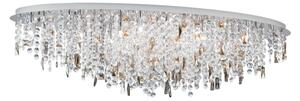 Plafonieră de cristal Orion CRYSTALRIVER 21xG9/40W/230V crom lucios