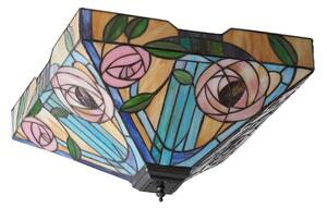 Endon 70698 - Plafonieră Tiffany WILLOW 2xE27/60W/230V