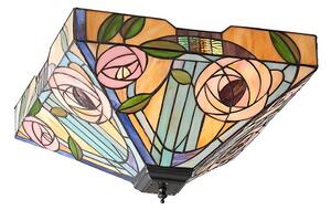 Endon 70698 - Plafonieră Tiffany WILLOW 2xE27/60W/230V