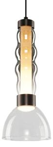 Lustră LED pe cablu LUCCO LED/13W/230V d. 15 cm fumuriu