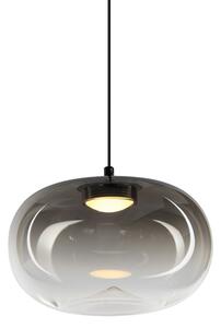 Lustră LED pe cablu VASO LED/4W/230V d. 18 cm negru/fumuriu