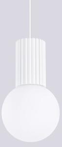 Lustră pe cablu Sollux SL.1709 HALO 1xG9/8W/230V d. 12 cm alb