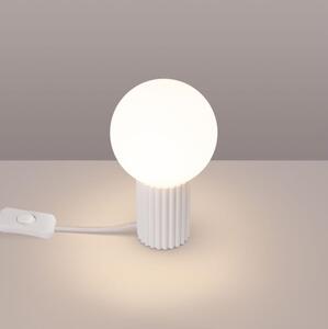 Lampă de masă Sollux SL.1711 HALO 1xG9/8W/230V d. 12 cm alb