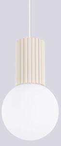 Lustră pe cablu Sollux SL.1719 HALO 1xG9/8W/230V d. 12 cm crem