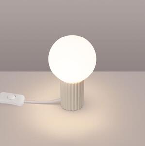 Lampă de masă Sollux SL.1721 HALO 1xG9/8W/230V d. 12 cm crem