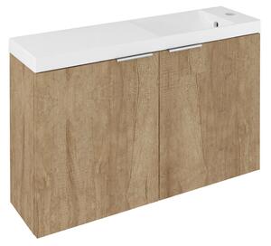 Sapho Sapho, dulap lavoar LATUS X 78,8x50x22cm, stejar Alabama, LT110-SET06