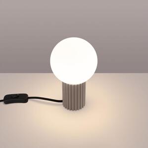 Lampă de masă Sollux SL.1746 HALO 1xG9/8W/230V d. 12 cm bej