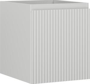 Mexen Rivel, mobilier baie 40 cm, 1 sertar, canelat, gri mat, 91A20-04047-1-BF62