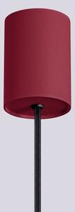 Lustră pe cablu Sollux SL.1749 HALO 1xG9/8W/230V d. 12 cm roșu