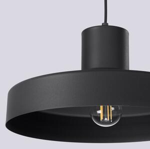 Lustră pe cablu Sollux SL.1703 BILO 1xE27/15W/230V d. 35 cm negru