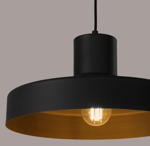 Lustră pe cablu Sollux SL.1703 BILO 1xE27/15W/230V d. 35 cm negru