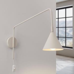 Lampă de perete Sollux SL.1699 NOX 1xE14/10W/230V crem