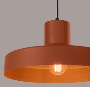Lustră pe cablu Sollux SL.1706 BILO 1xE27/15W/230V d. 35 cm portocaliu