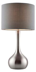 Lampă dimabilă de masă Endon 61192 PICCADILLY 1xE14/40W/230V crom mat/gri