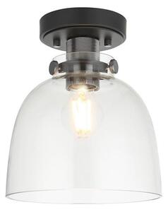 Plafonieră Endon 99106 URBAN 1xE27/10W/230V negru/transparent