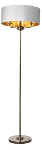 Lampadar Endon 98935 HIGHCLERE 3xE14/40W/230V alb/alamă