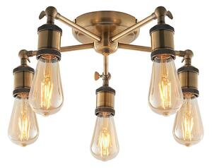 Endon 97244 - Spot halogen 5xE27/40W/230V, alamă
