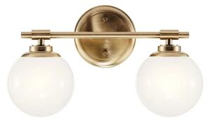 Aplică LED pentru baie Kichler KL-BENNO2-CPZ BENNO 2xG9/3W/230V IP44 alamă