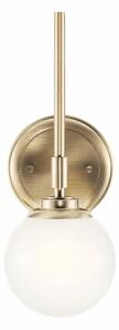 Aplică LED pentru baie Kichler KL-BENNO1-CPZ BENNO 1xG9/3W/230V IP44 alamă