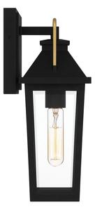 Quoizel QZ-BUCKLEY-S-MBK - Aplica de exterior pentru perete Buckley S 1xE27/40W/230V IP44