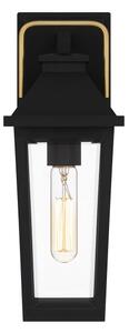 Quoizel QZ-BUCKLEY-S-MBK - Aplica de exterior pentru perete Buckley S 1xE27/40W/230V IP44