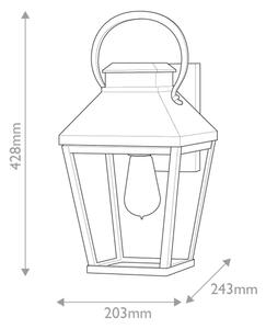 Hinkley HK-DAWSON-M - Aplica de perete exterior DAWSON M 1xE27/60W/230V IP44