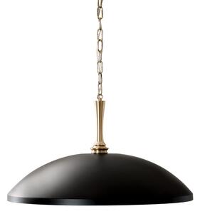 Lustră pe lanț Kichler KL-DELAROSA-P-BK DELAROSA 1xE27/60W/230V negru/alamă